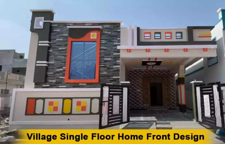 Village Single Floor Home Front Design
