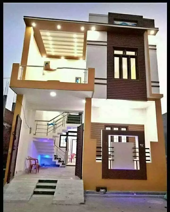 simple double floor house design